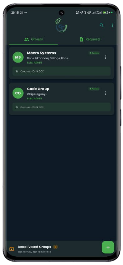 Chuma Chathu App Interface